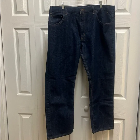 Lot of 2 Aramark Blue Denim Jeans Men’s 40Wx30L - Picture 6 of 10